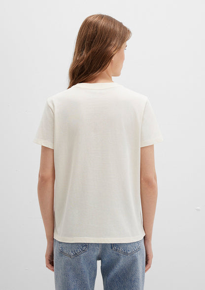 Realite Printed Ecru T-Shirt