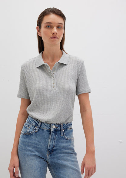 Grey Polo T-Shirt