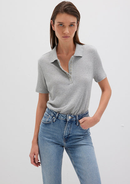 Grey Polo T-Shirt