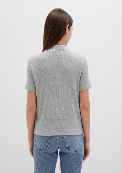 Grey Polo T-Shirt