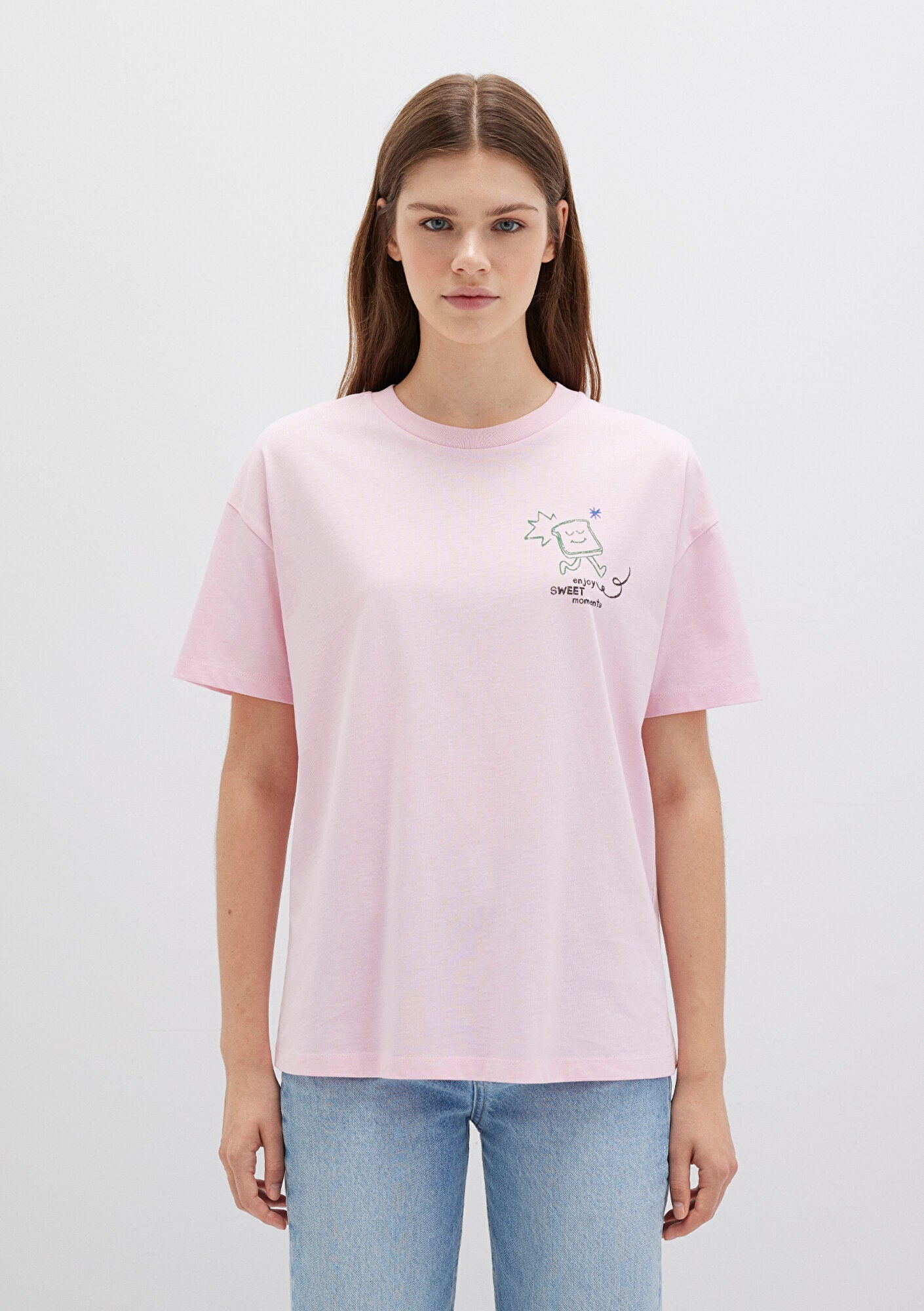 Printed Pink T-Shirt