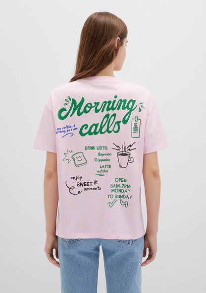 Printed Pink T-Shirt