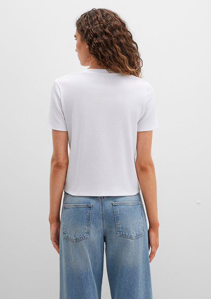 Mavi Labeled White T-Shirt