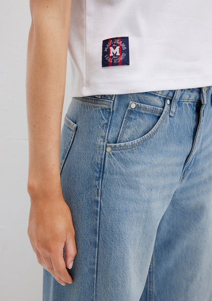 Mavi Labeled White T-Shirt