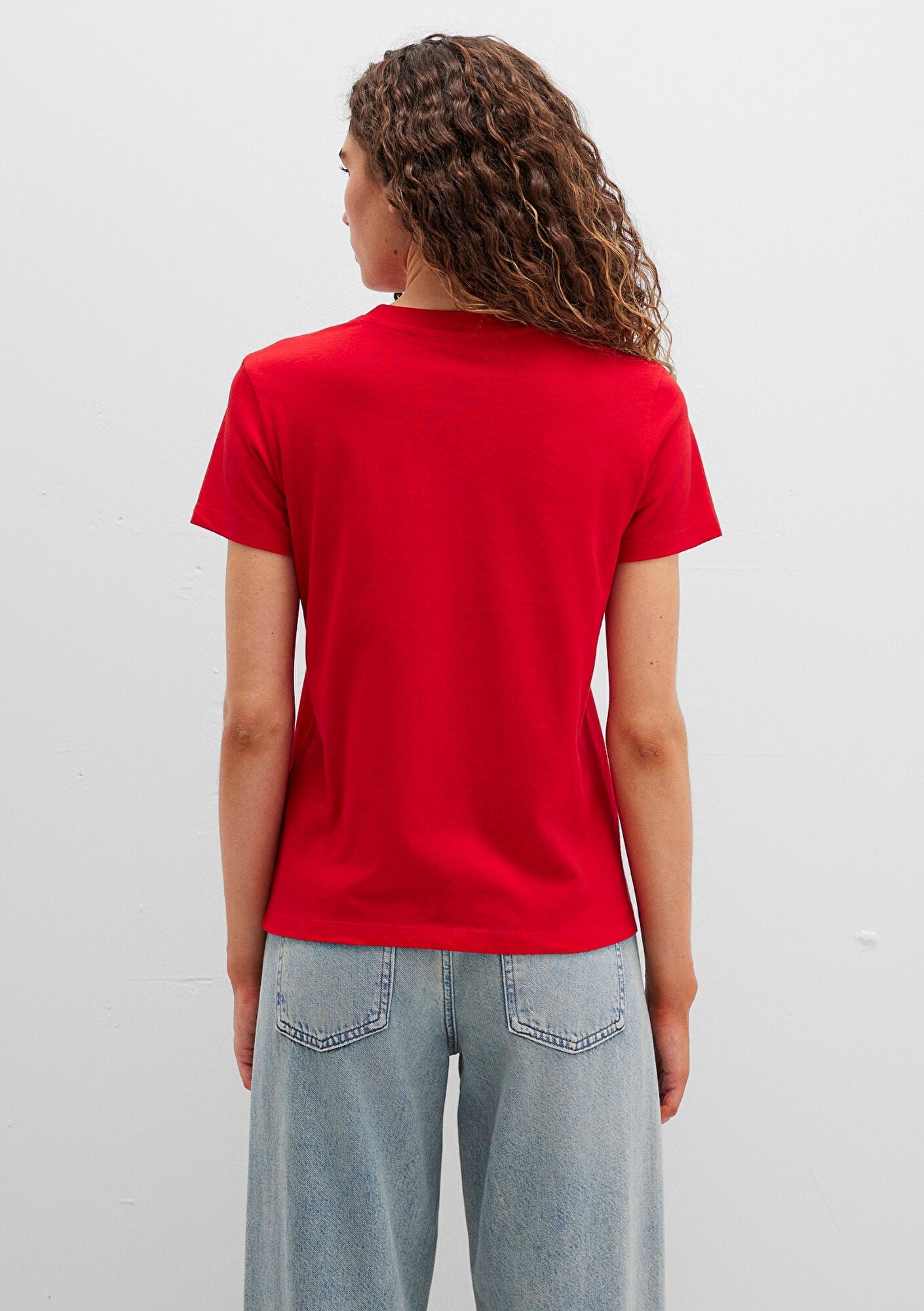 Mavi Cat Printed Red T-Shirt