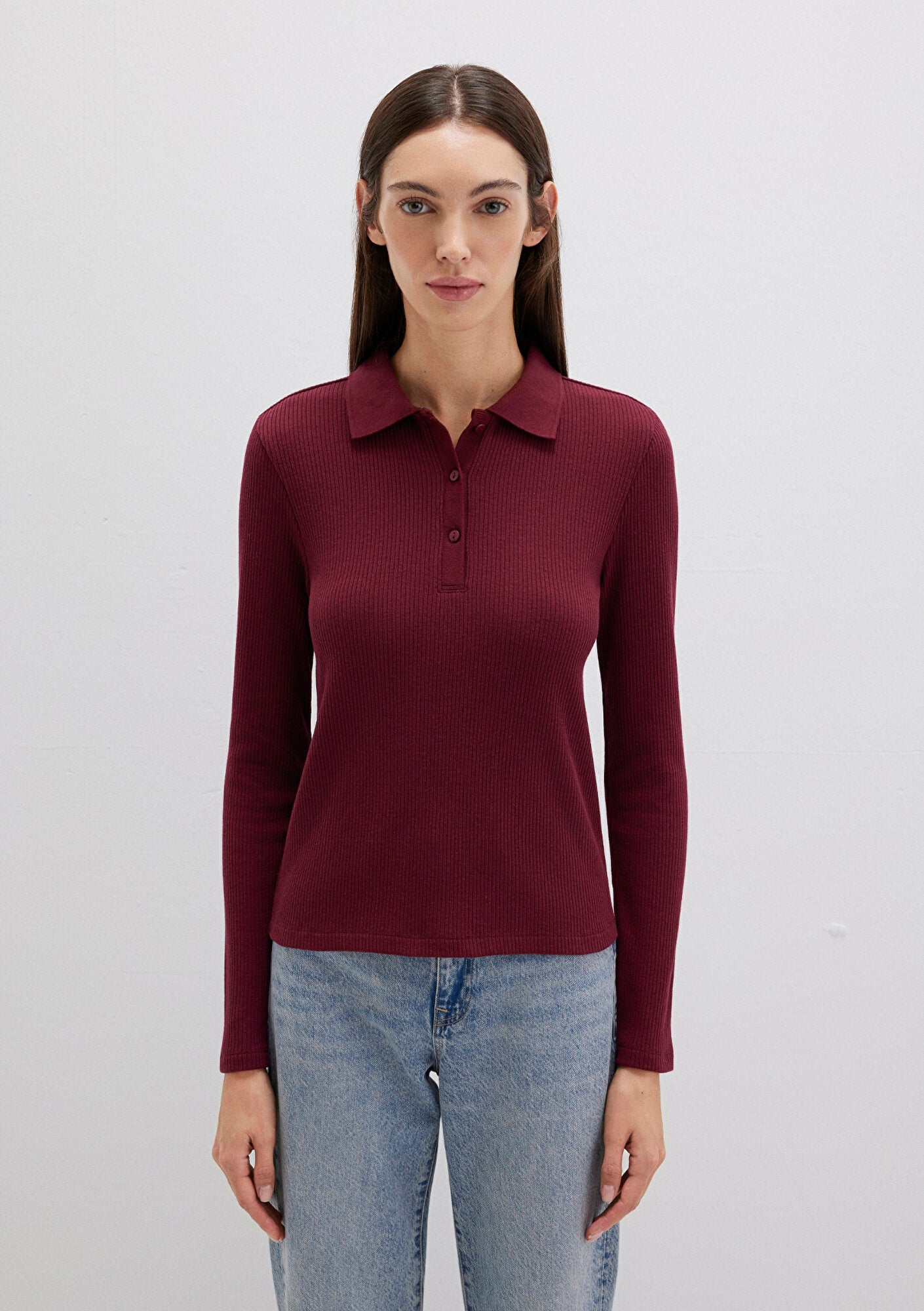 Burgundy Polo T-Shirt