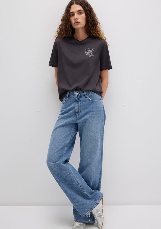 Bicycle Printed Anthracite T-Thirt