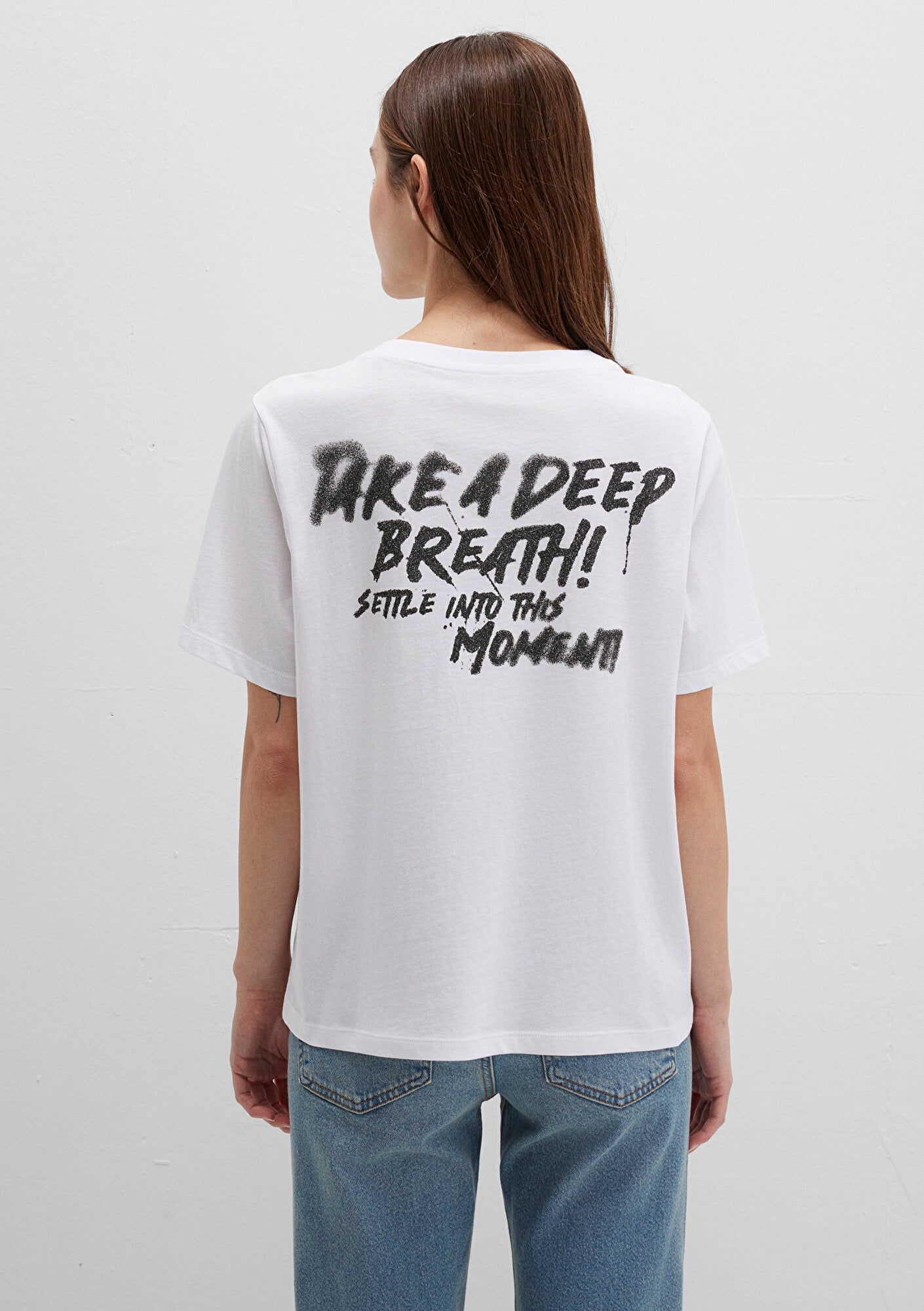 Printed White T-Shirt