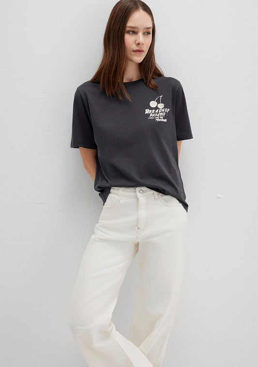 Printed Anthracite T-Shirt