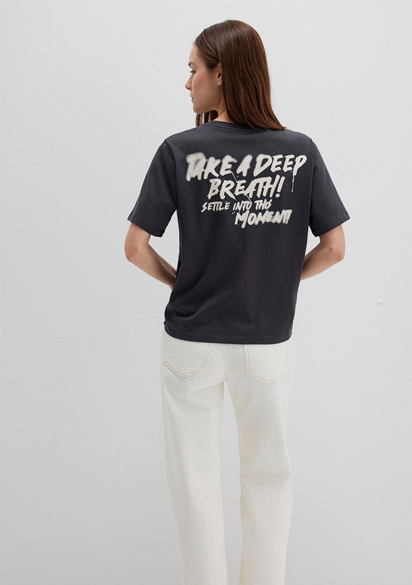 Printed Anthracite T-Shirt