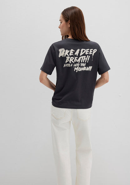 Printed Anthracite T-Shirt