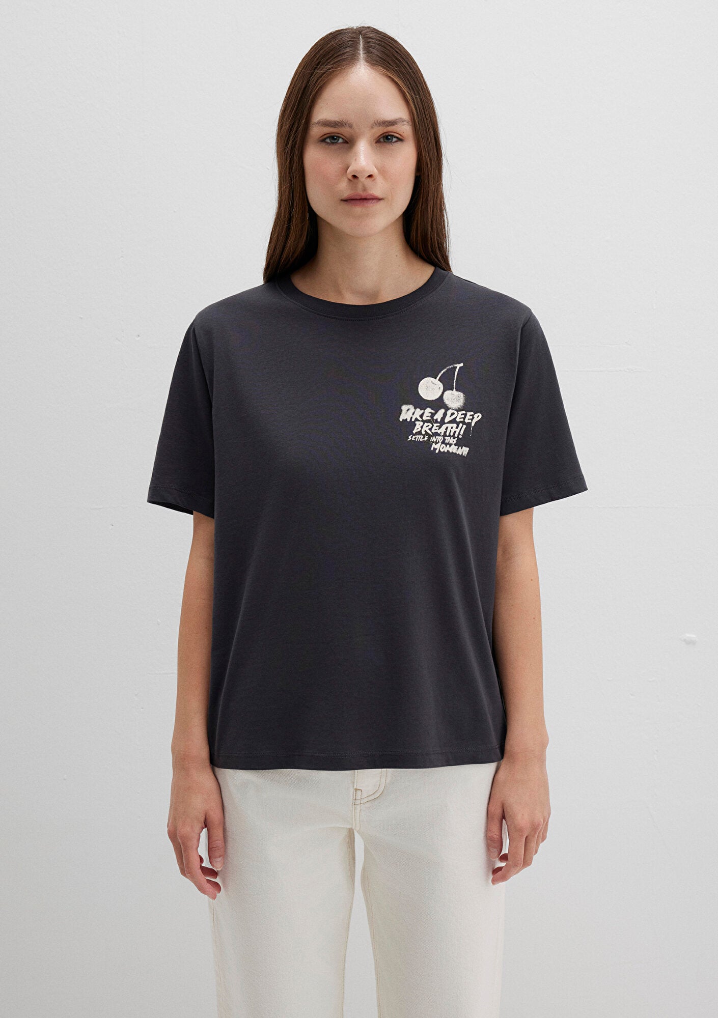Printed Anthracite T-Shirt