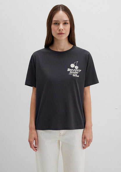Printed Anthracite T-Shirt