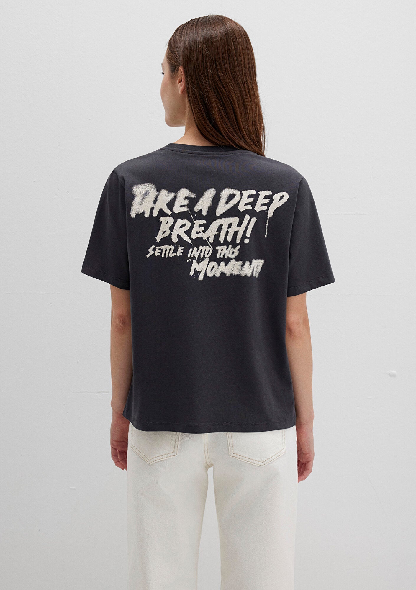 Printed Anthracite T-Shirt