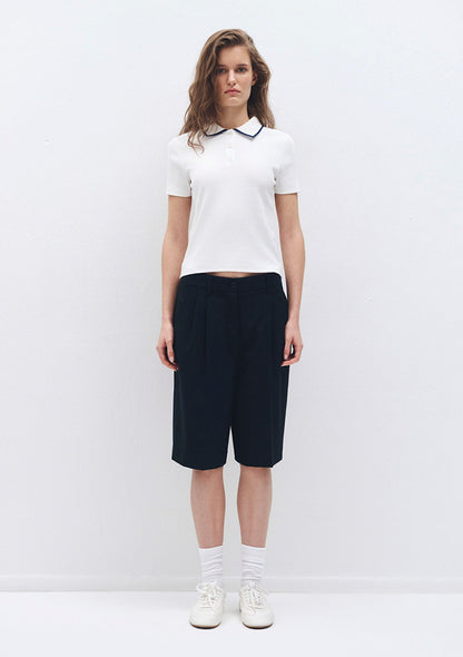 Ecru Polo T-Shirt