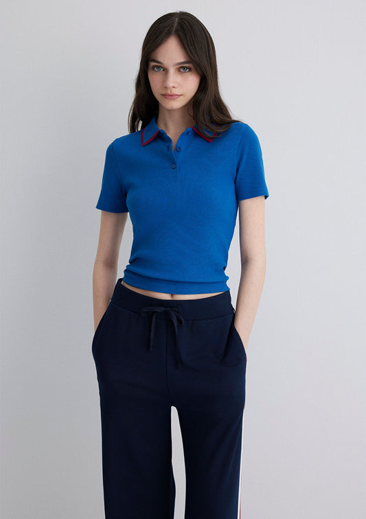 Blue Polo T-Shirt