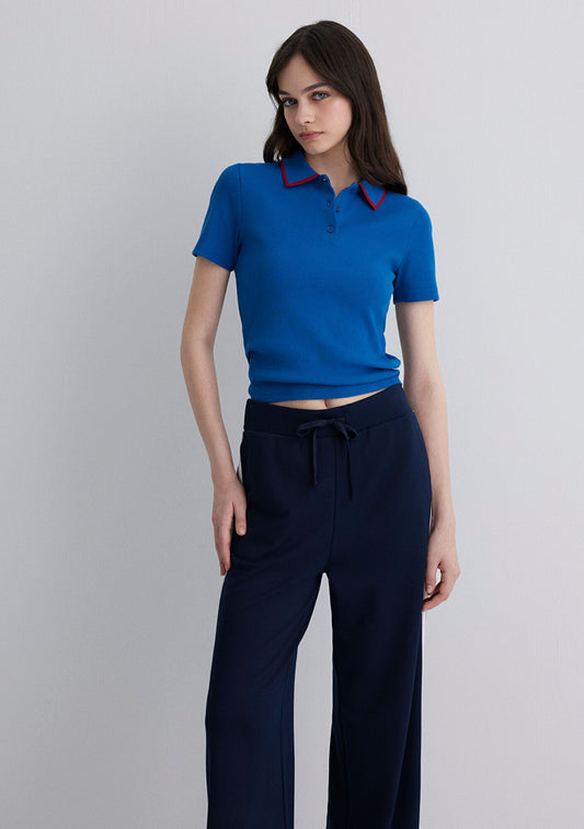 Blue Polo T-Shirt