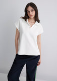 Ecru Polo T-Shirt