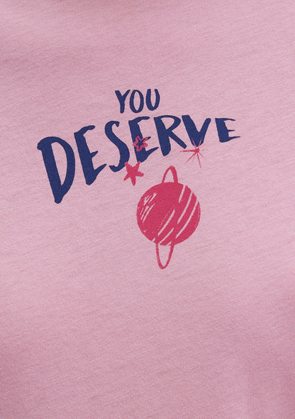 Astrology Printed Pink T-Shirt