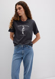 Astrology Printed Anthracite T-Shirt