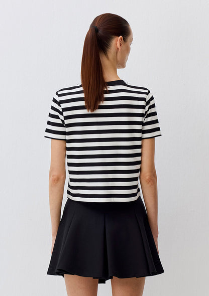 Striped Interlock T-Shirt
