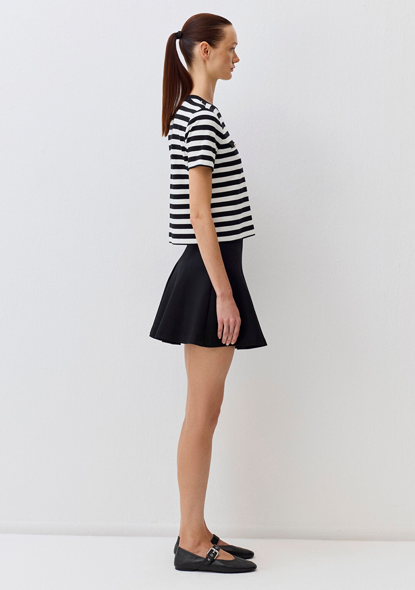 Striped Interlock T-Shirt