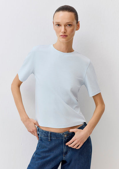 Blue Basic Interlock T-Shirt