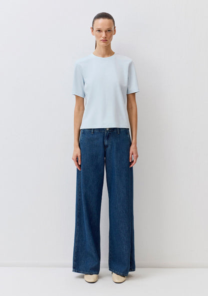 Blue Basic Interlock T-Shirt
