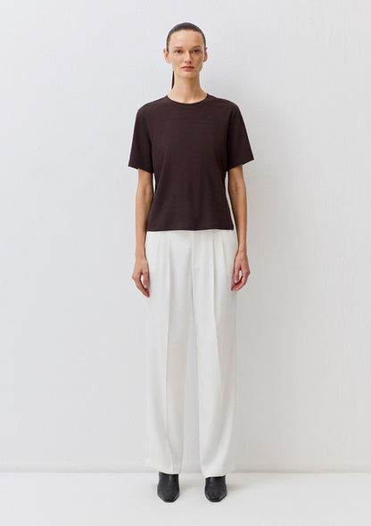 Brown Basic Interlock T-Shirt
