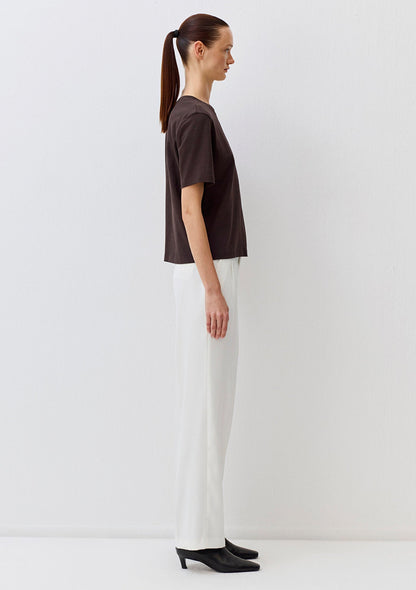 Brown Basic Interlock T-Shirt