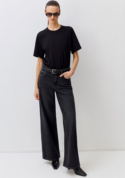 Black Basic Interlock T-Shirt