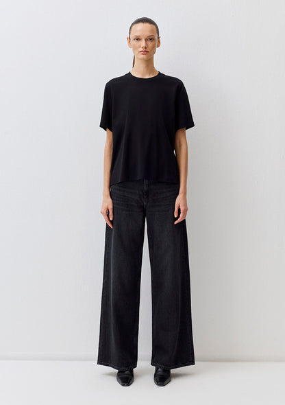 Black Basic Interlock T-Shirt