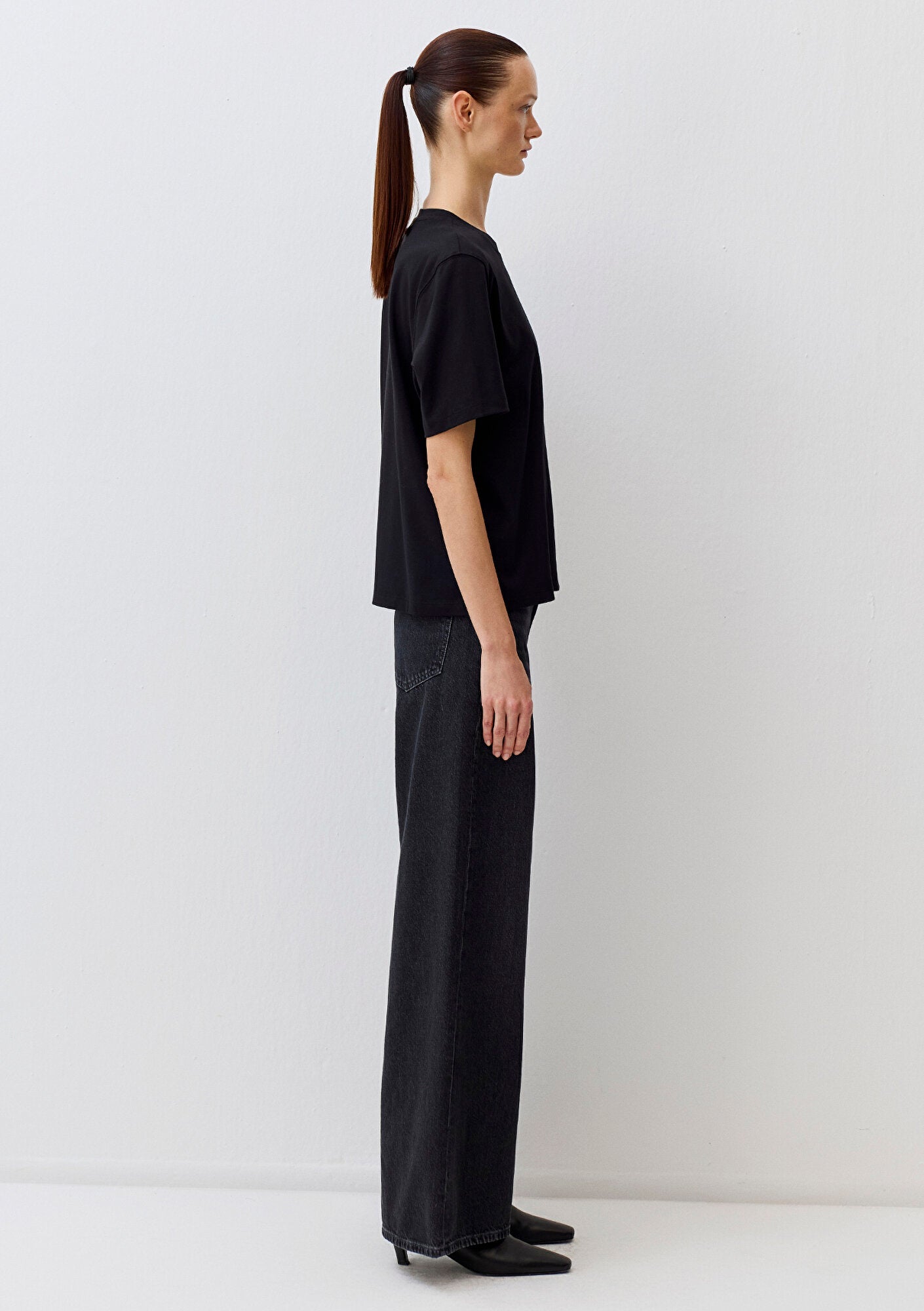 Black Basic Interlock T-Shirt