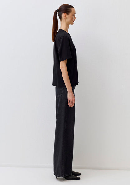 Black Basic Interlock T-Shirt