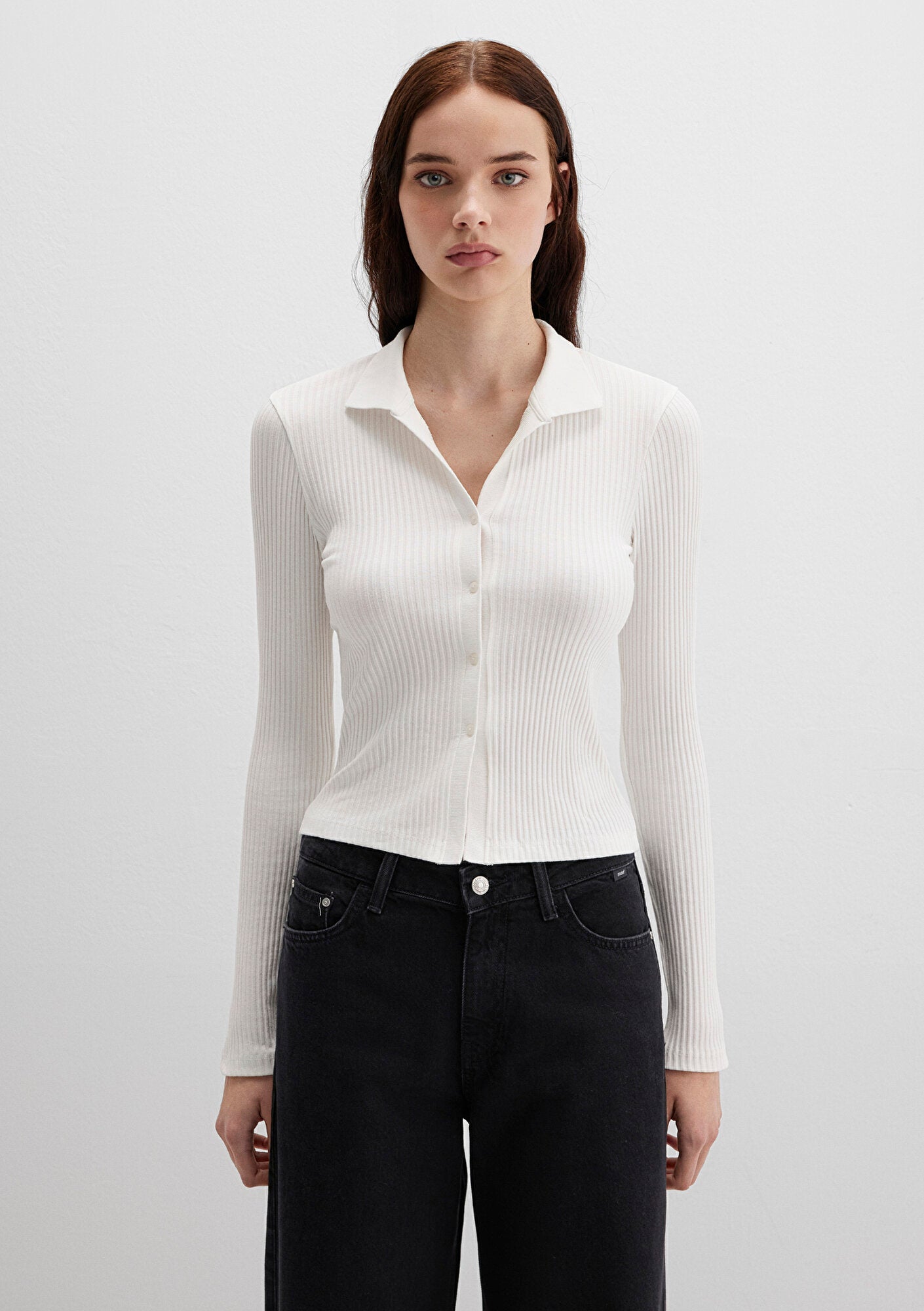 Ecru Polo T-Shirt