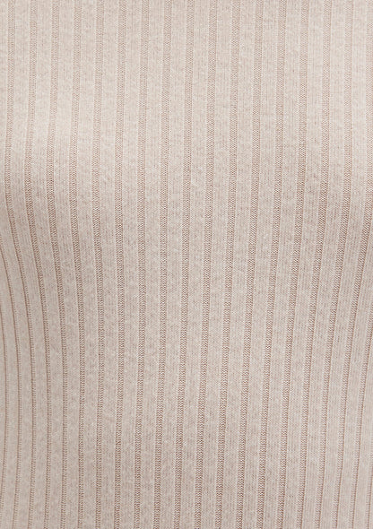 Beige Long Sleeve T-Shirt