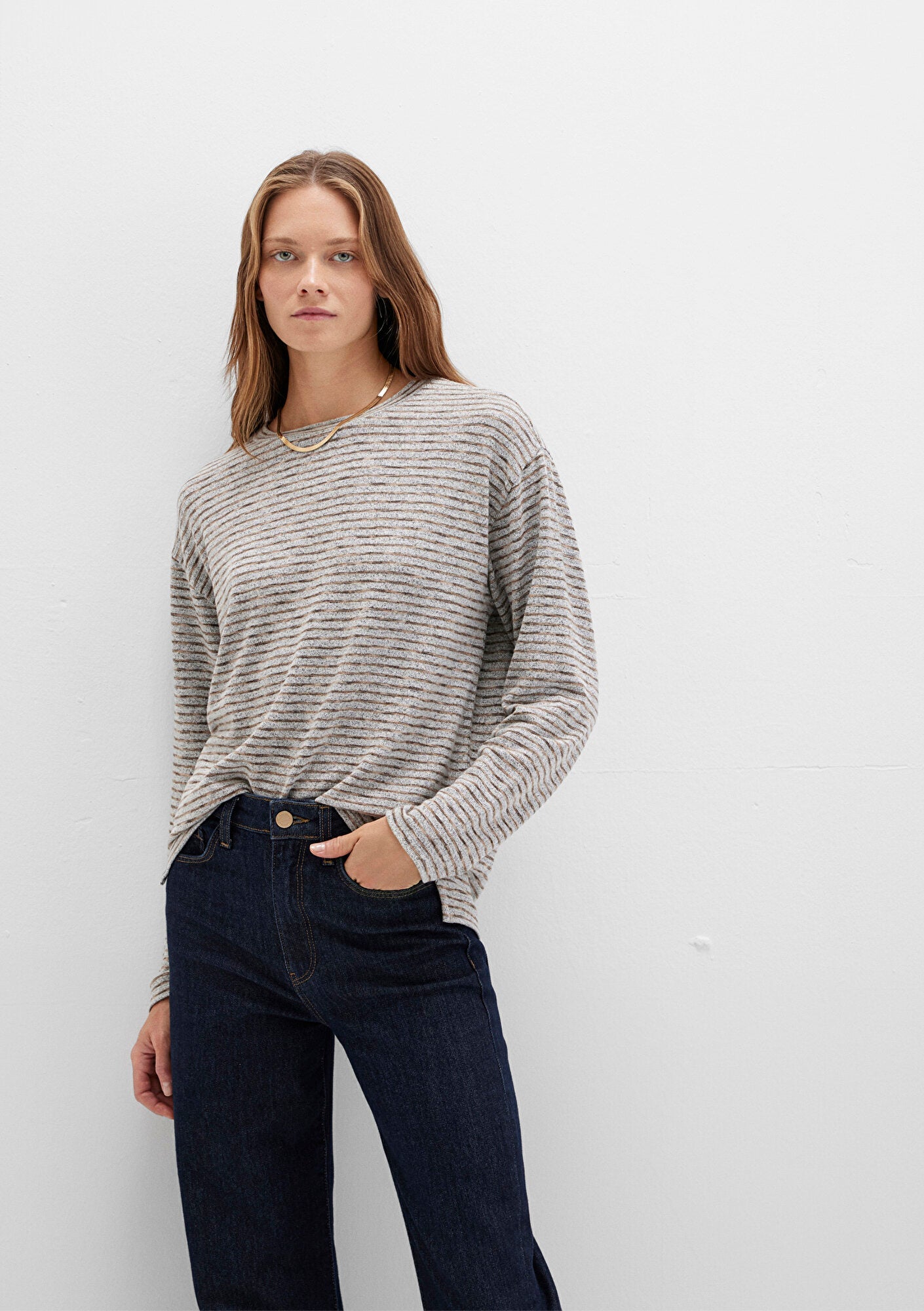 Crewneck Striped T-Shirt