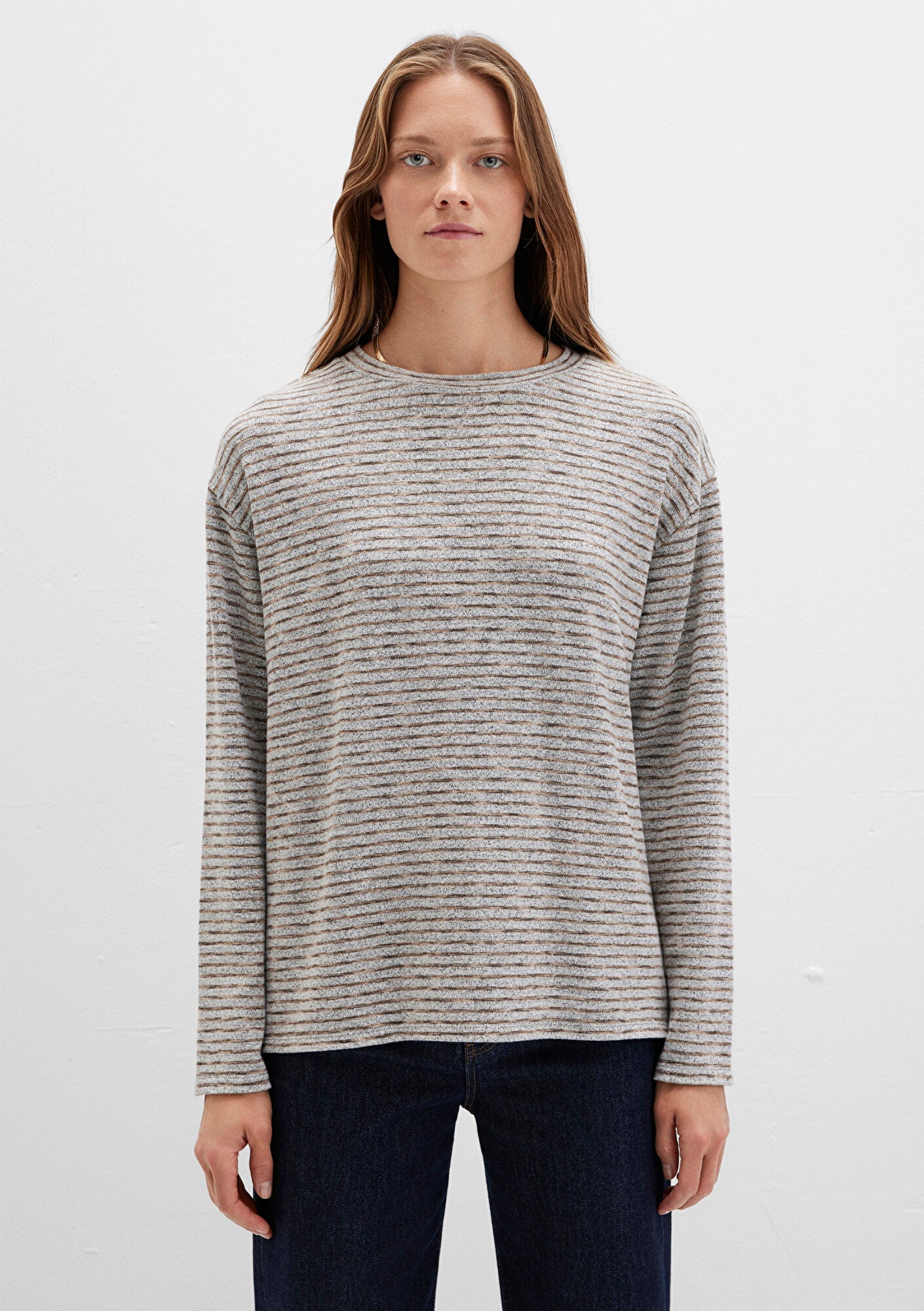 Crewneck Striped T-Shirt
