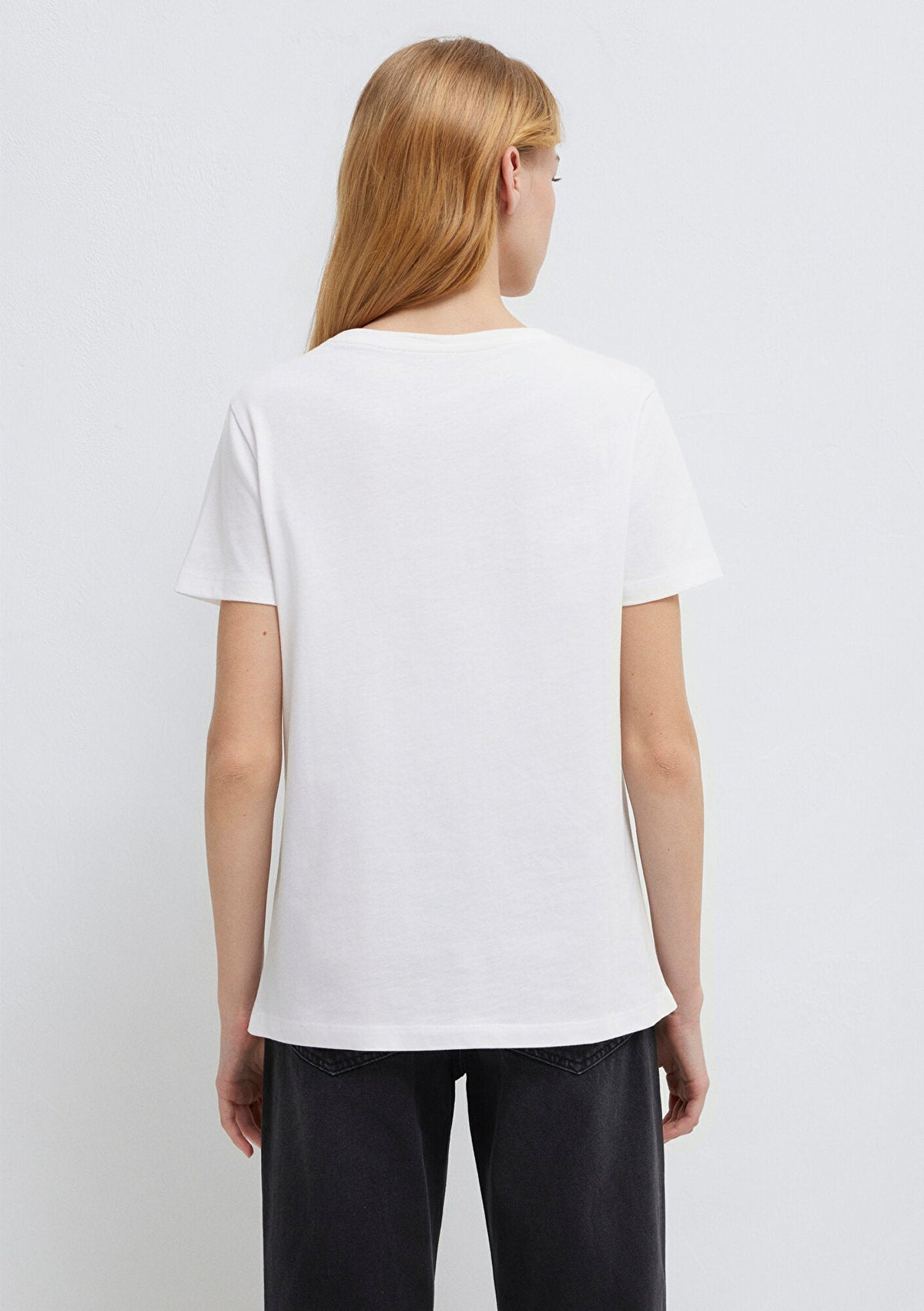 Cat Printed White T-Shirt