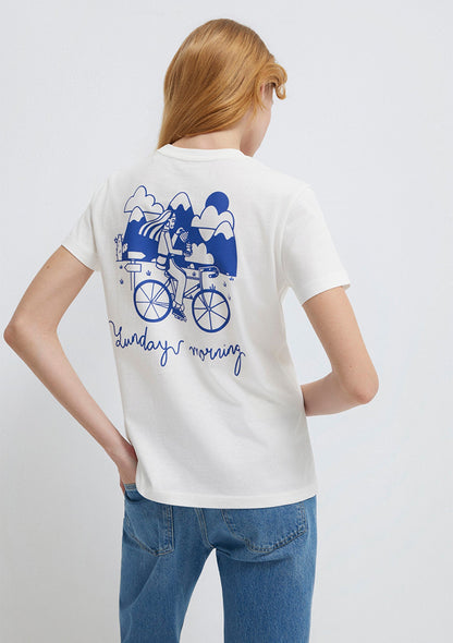 Printed Ecru T-Shirt