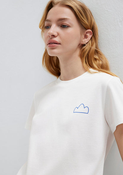 Printed Ecru T-Shirt