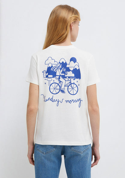 Printed Ecru T-Shirt