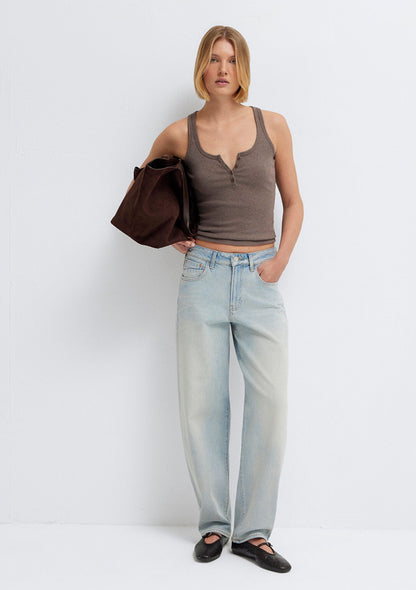 Brown Tank Top