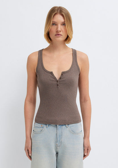 Brown Tank Top
