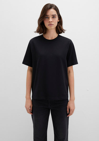 Black Basic Interlock T-Shirt