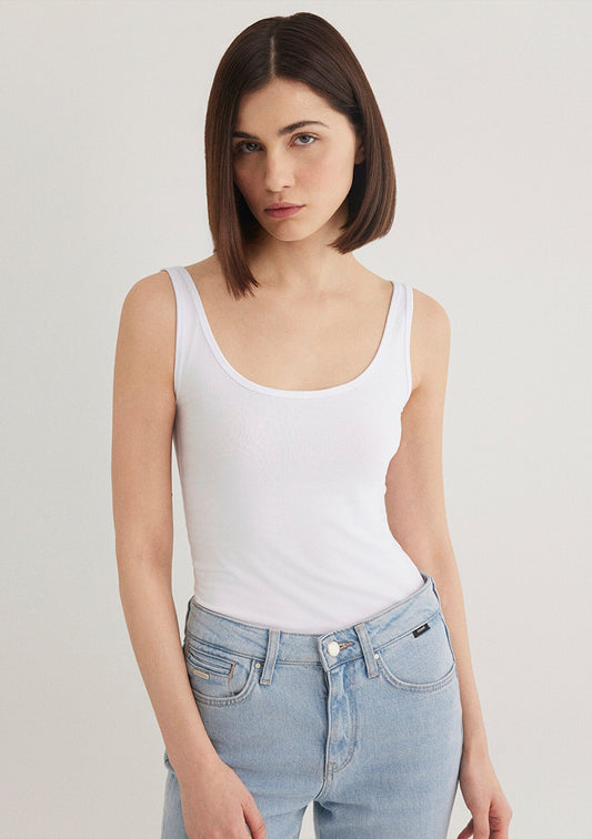 White Basic T-shirt