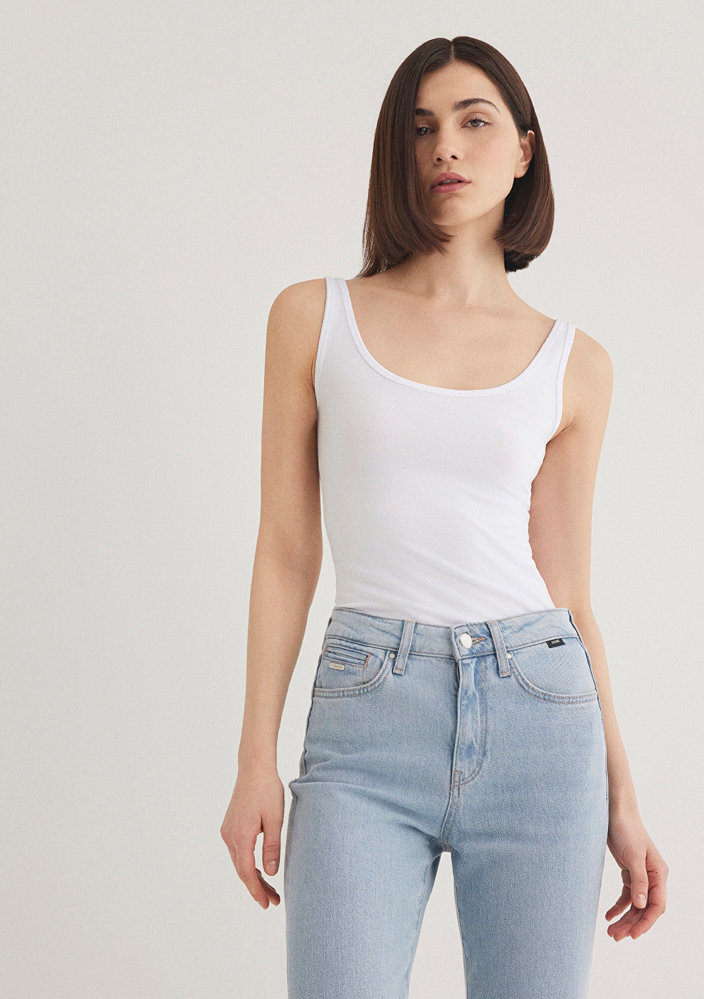 White Basic T-shirt