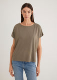 Lux Touch Green Basic T-Shirt