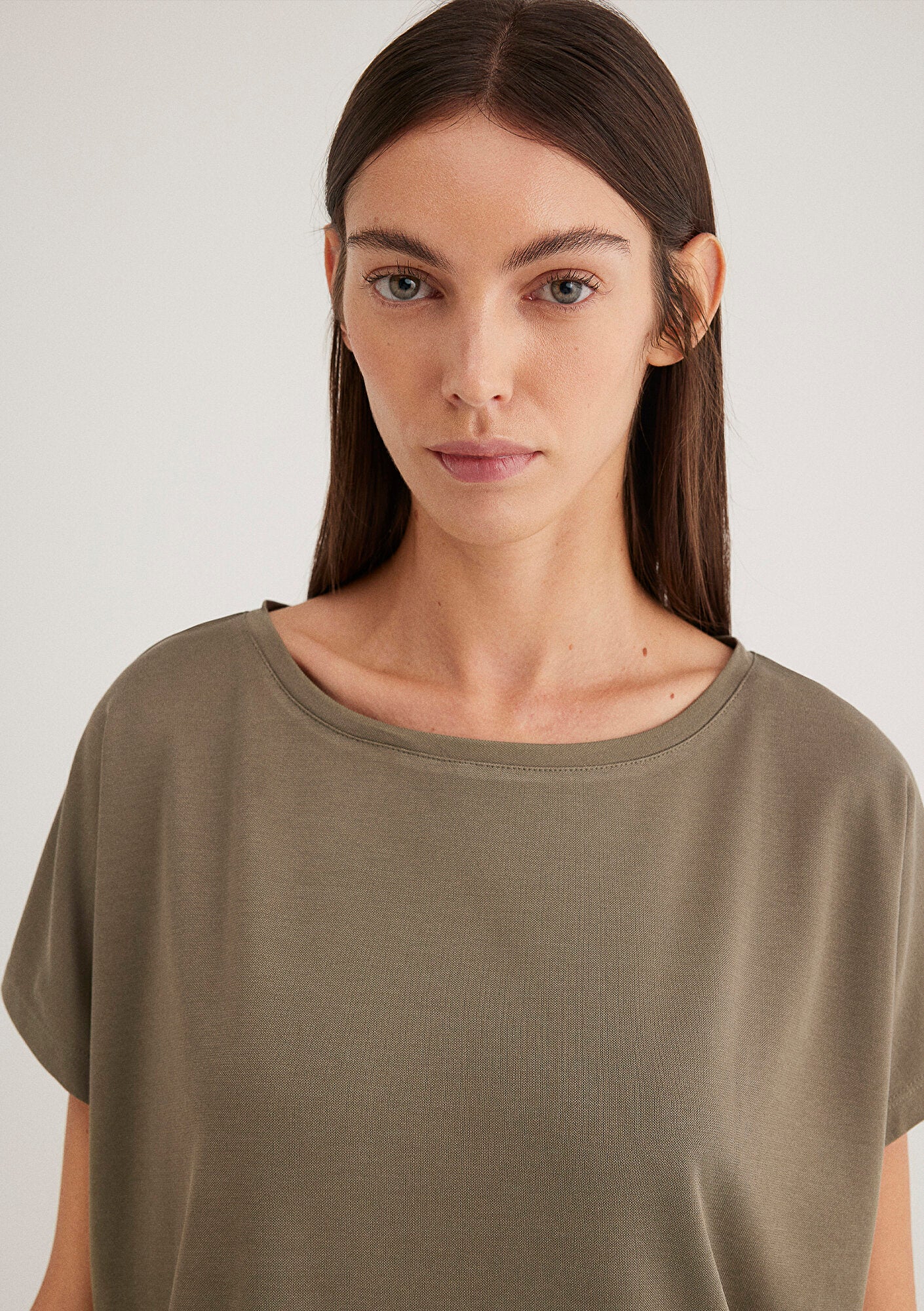Lux Touch Green Basic T-Shirt