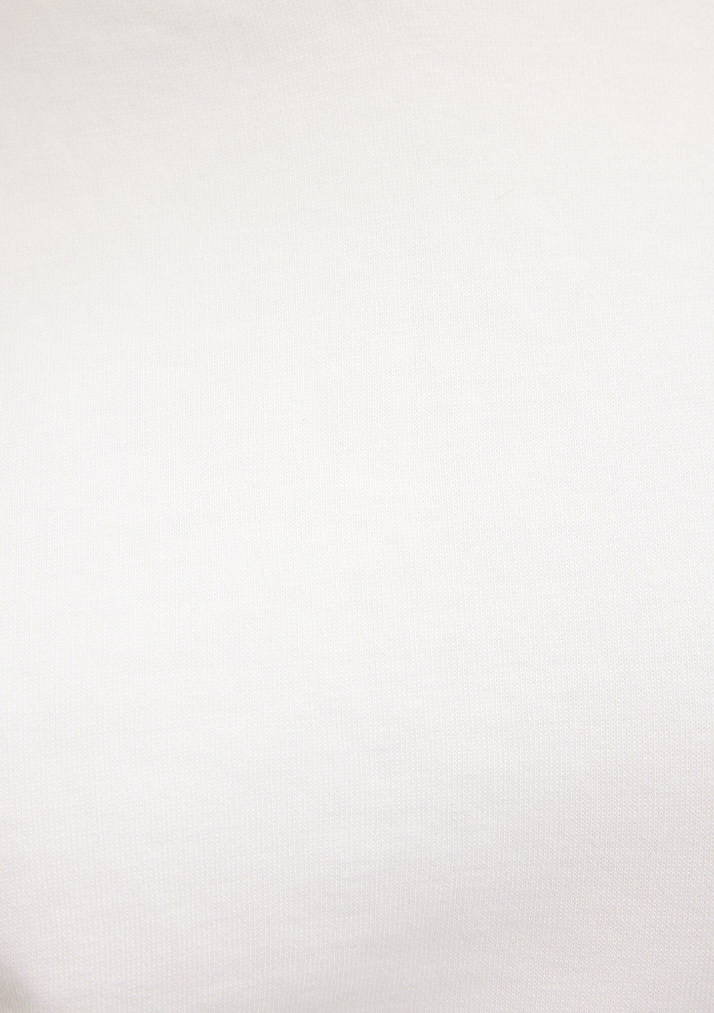 Hooded White Basic Sweatshirt